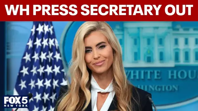 Video thumbnail for Katie Zacharia 'transitioning out' of role as WH press secretary