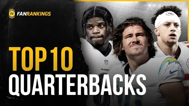 'Video thumbnail for Top 10 Quarterbacks 2023 Rankings'