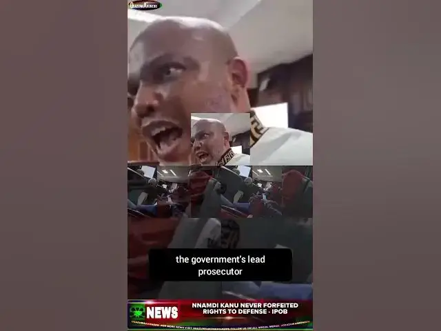 Video thumbnail for Nnamdi Kanu Never Forfeited Rights To Defense   IPOB
