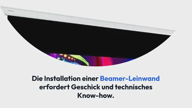 Video thumbnail for Beamer Leinwand Aufhängen: Anleitung und nützliche Tipps für Ihr Heimkino