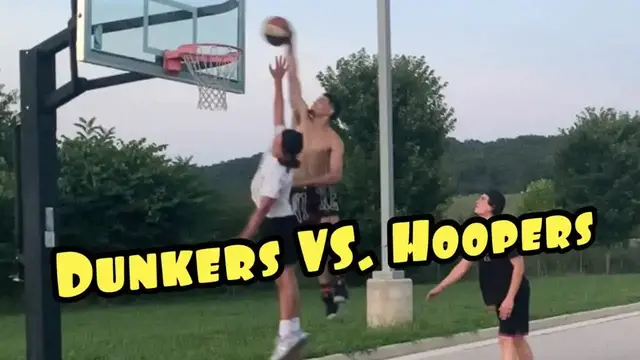 'Video thumbnail for 2v2 Basketball Dunkers Vs. Hoopers'