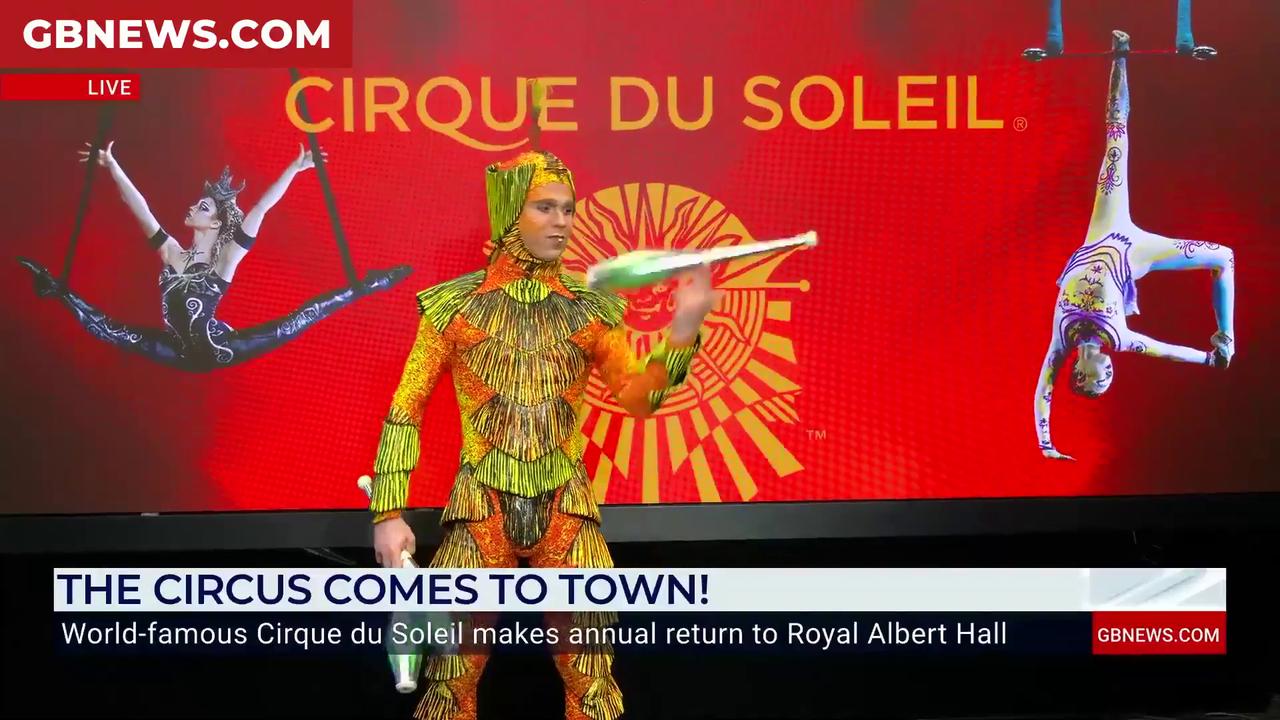 Video thumbnail for WATCH: Cirque Du Soleil's creative director Lydia Harper speaks to GB News about creating the world-famous show