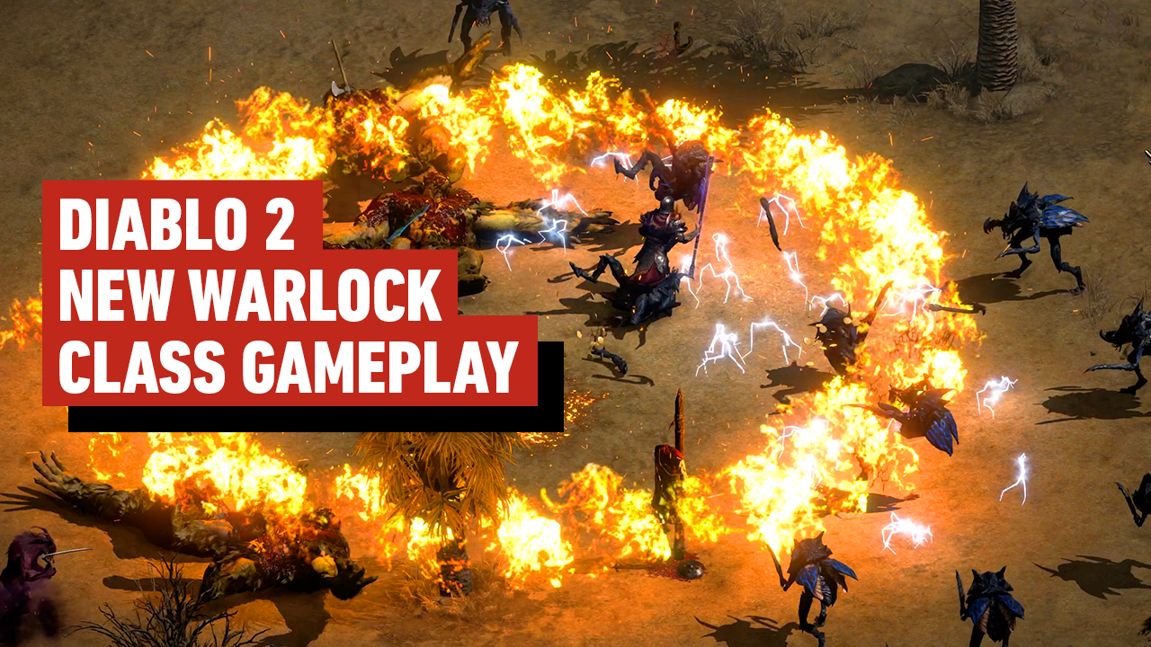 Video thumbnail for New Diablo 2 Resurrected Warlock Class Gameplay