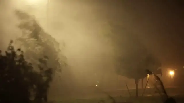 Video thumbnail for US: Intense Thunderstorm Sweeps Through Norman, OK.