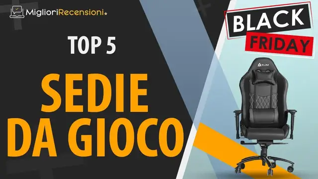 Video thumbnail for 🚩 MIGLIORE SEDIA DA GIOCO - Black Friday 2021 (Confronto & Guida all'acquisto)