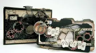 Video thumbnail for "Our Photos" mini album with a camera box tutorial