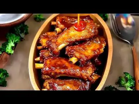 'Video thumbnail for Sticky Honey Garlic Ribs – Tender, Sweet, and Garlicky Perfection'