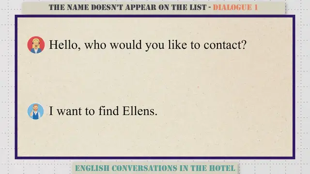Video thumbnail for The Name Doesn't Appear On The List