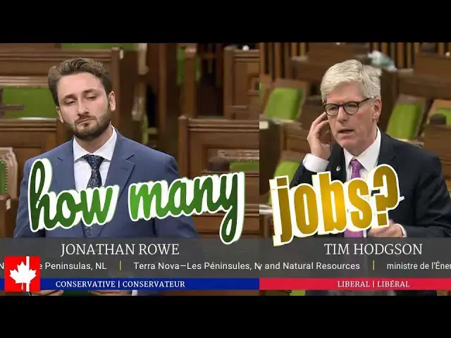 'Video thumbnail for How many jobs are created? Energy minister grilled on how Liberals chase investors out of Canada'