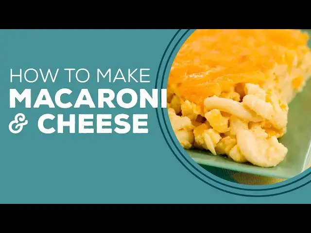 Video thumbnail for Blast from the Past: Macaroni and Cheese Recipe | Homemade Mac and Cheese Baked
