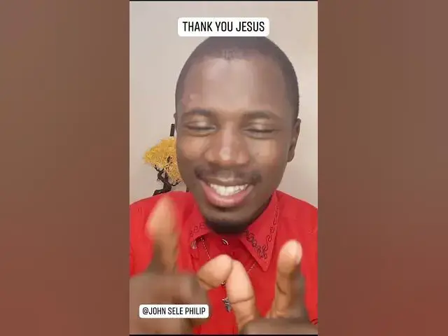Video thumbnail for Thank you Jesus #johnselephilip #religion #jesuschrist #god #bible #prayer #religious #jesus #reach