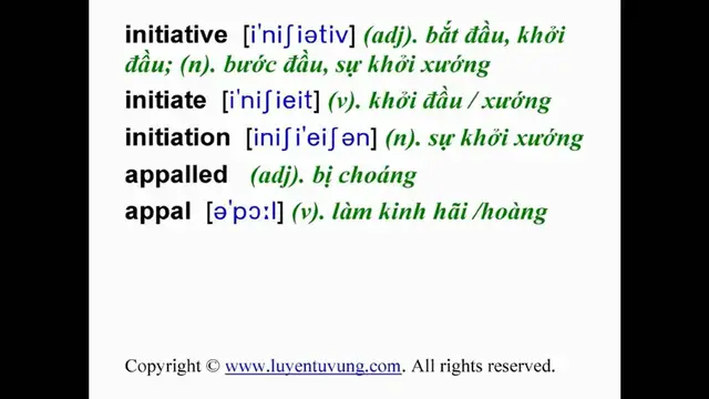 Video thumbnail for Learn English Vocabulary - Grade 12 - Unit 14 - Lesson 01