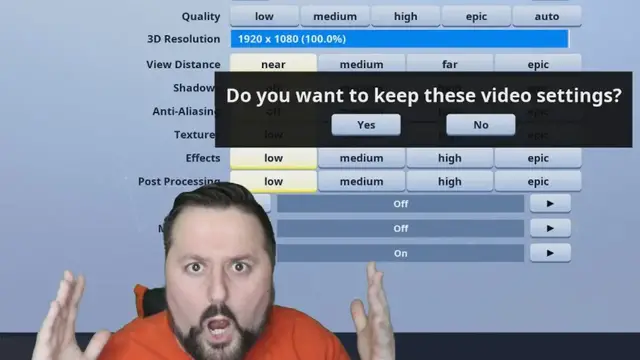 Video thumbnail for Fortnite Setting Won't Save PC