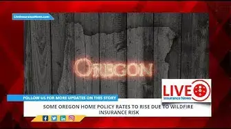Video thumbnail for Some Oregon home policy rates to rise due to wildfire insurance risk