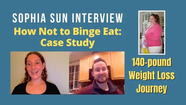 Video thumbnail for How To Not Binge Eat Case Study: Intuitive Eating After 140 Pound Weight Loss