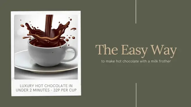 'Video thumbnail for Easy way to make hot chocolate with a milk frother'
