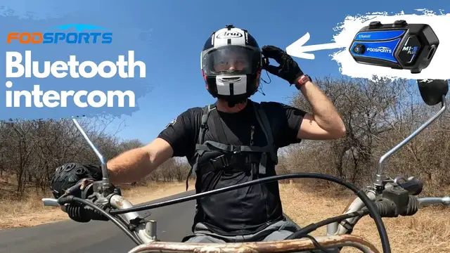 Video thumbnail for How Easy is it to Install & Use a Bluetooth Intercom System? | Fodsports M1-S PLUS Test