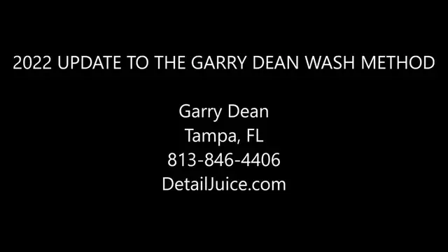 Video thumbnail for 2023 UPDATE TO THE GARRY DEAN WASH METHOD