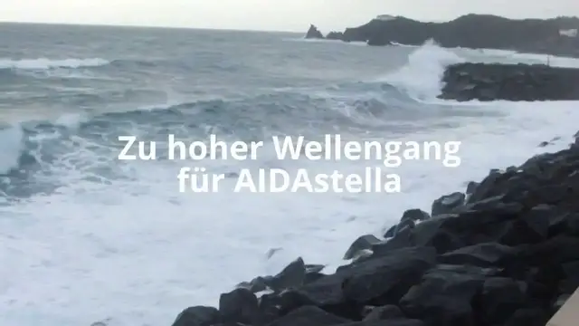 Video thumbnail for Zu hoher Wellengang für AIDAstella vor La Palma
