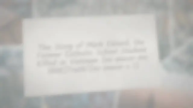 Video thumbnail for The Story of Mark Eklund, the former Catholic school student killed inVietnam-Truth!