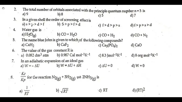Video thumbnail for 11th Chemistry Second Revision Question Paper 2019-2020 | Salem District | English Medium