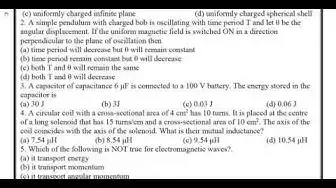 Video thumbnail for 12th Physics Quarterly Exam 2019-20 Model Question Paper-1 | Coimbatore District | English Medium