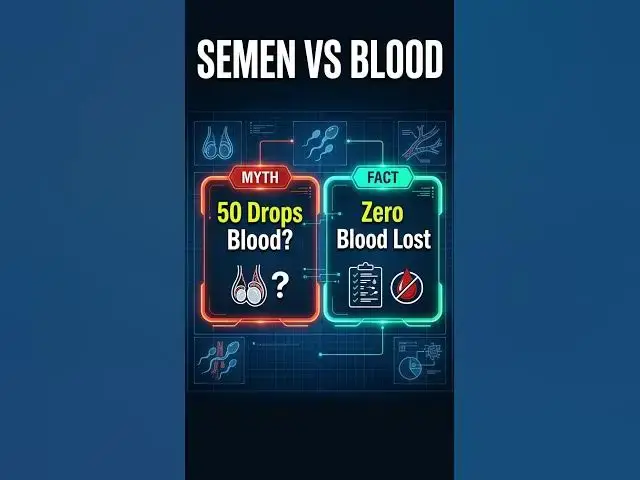 Video thumbnail for Semen and blood lost #sexuality #sexualmyth #semen #blood