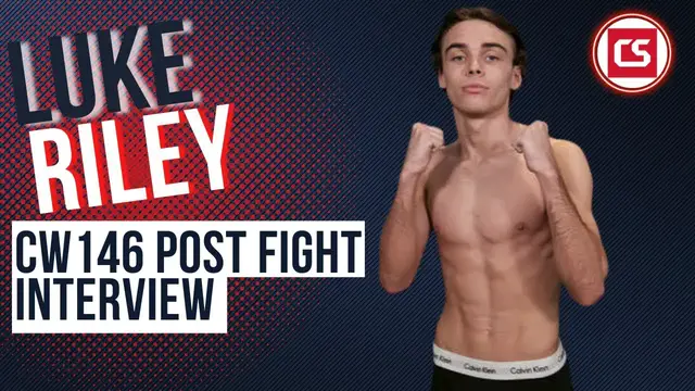 Video thumbnail for Luke Riley: Cage Warriors 146 Post-Fight Interview - Combat Sports UK