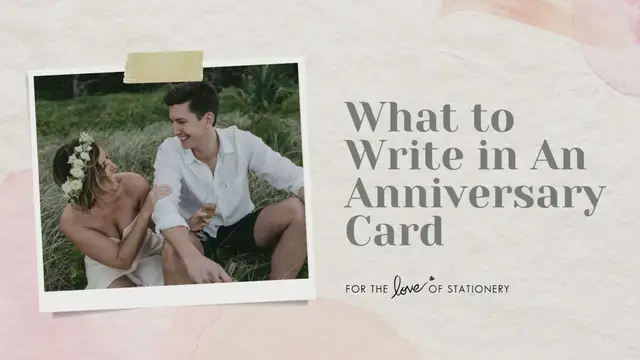 'Video thumbnail for What to Write in An Anniversary Card for Boyfriend or Husband'