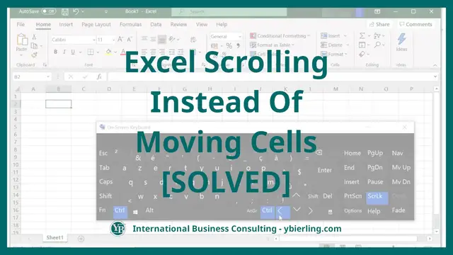 Video thumbnail for Keyboard Arrows Moving Screen Instead Of Excel Cell Selection [SOLVED]
