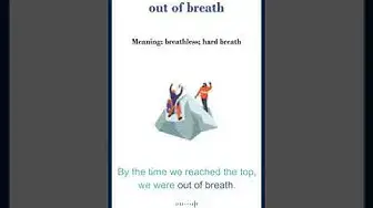 Video thumbnail for Out of breath meaning | out of breath sentences | Common English Idioms #shorts