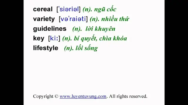 Video thumbnail for Learn English Vocabulary - Grade 7 - Unit 12 - Lesson 03
