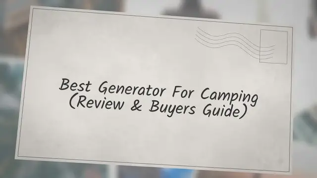 'Video thumbnail for Best Generator For Camping (Australia) - Quietest, Smallest, Inverter'