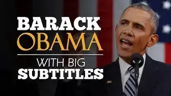 Video thumbnail for ENGLISH SPEECH | BARACK OBAMA: Yes We Can (English Subtitles)