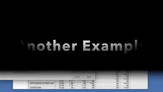 Video thumbnail for Crosstabs and Means in PSPP