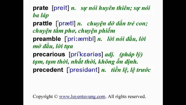 Video thumbnail for Essential Words for the GRE - Lesson 102