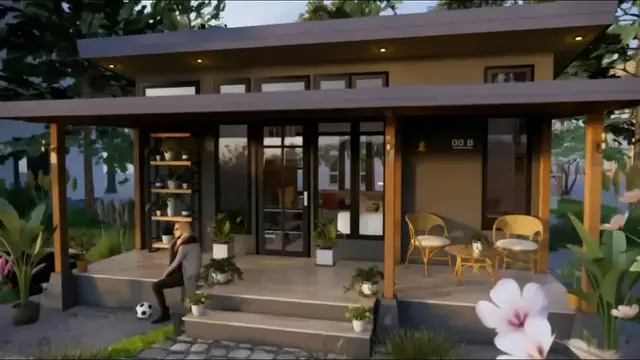 Video thumbnail for Village House Low Budget Village Single Floor Home Front Design