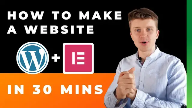 Video thumbnail for How To Make A WordPress Website (In 30 minutes) | 2020 | Beginner Tutorial