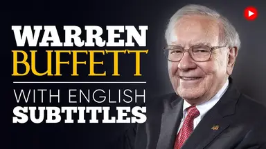 'Video thumbnail for ENGLISH SPEECH | WARREN BUFFETT: Becoming successful (English Subtitles)'