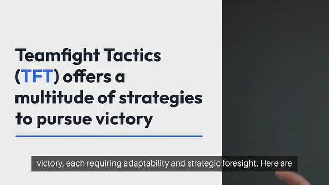 Video thumbnail for TFT Strategies