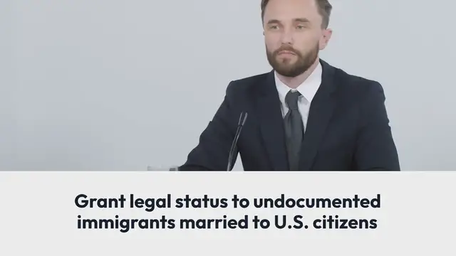 Video thumbnail for 16 Republican-Led States Challenge Program to Aid Undocumented Spouses
