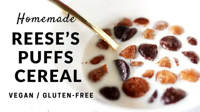 Video thumbnail for Homemade Reese’s Puffs Cereal (Vegan, Gluten-Free, Refined-Sugar-Free)