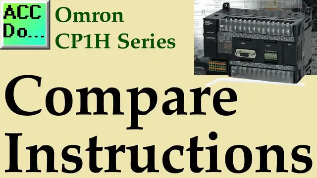 Video thumbnail for Omron CP1H PLC Compare Instructions