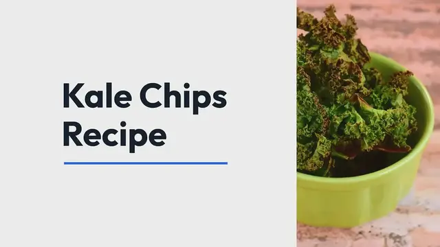 'Video thumbnail for Kale Chips Recipe - How To Make Kale Chips At Home'