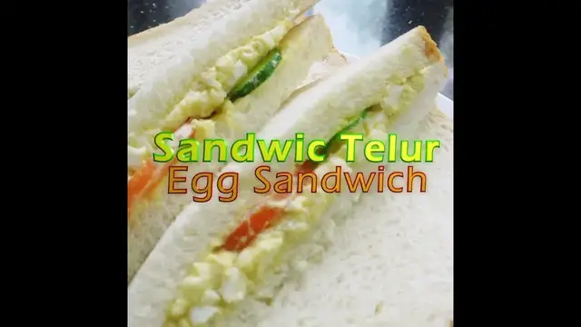 Video thumbnail for Sandwich Telur - Egg Sandwich #shorts