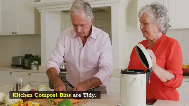 Video thumbnail for Kitchen Compost Bin, 6 Superb Benefits If You Using It!