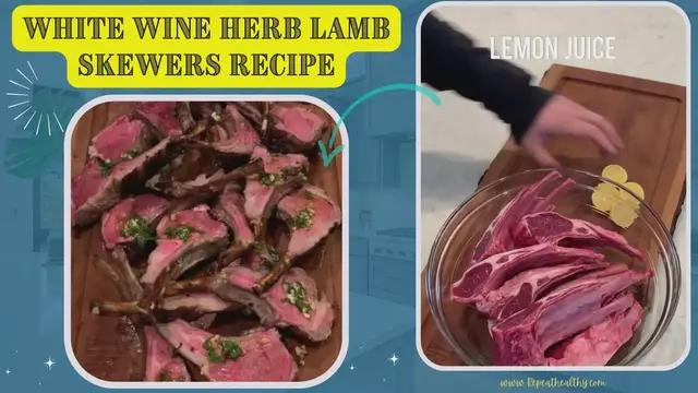 Video thumbnail for White Wine Herb Lamb Skewers Recipe