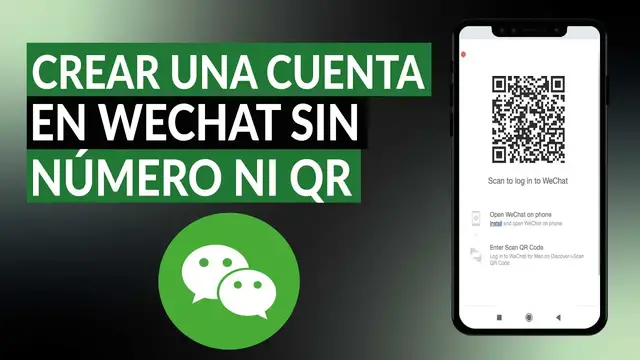 Video thumbnail for Cómo registrarse y crear una cuenta en WECHAT sin número de teléfono ni código QR ¿Es posible?