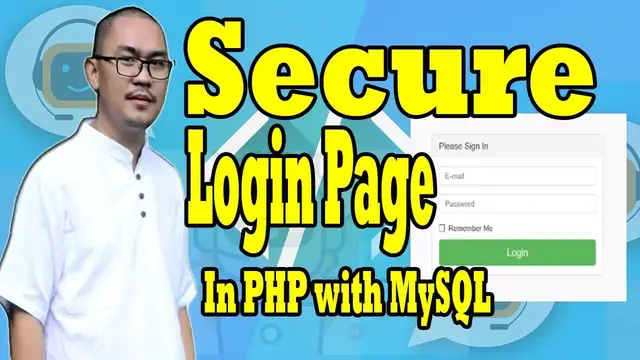 Video thumbnail for How To Make Secure Login Page in PHP with MySQL with Source Code Free Download 2021