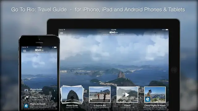 Video thumbnail for Rio de Janeiro Travel Guide App: iPhone, iPad, Android Phone & Tablet